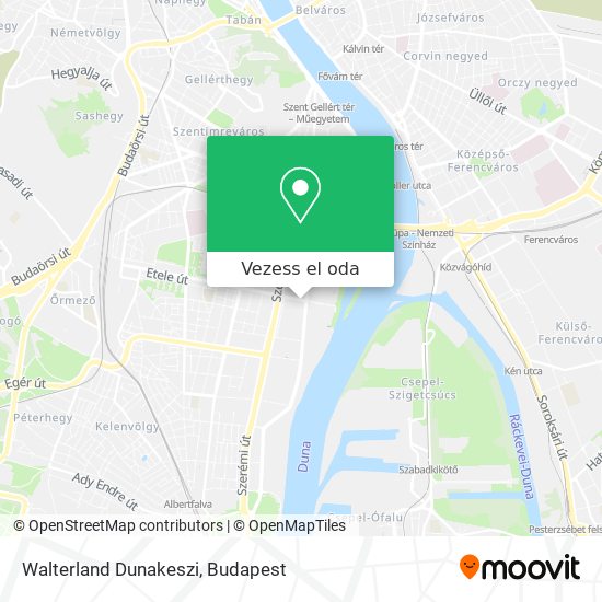 Walterland Dunakeszi térkép
