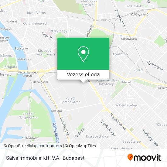 Salve Immobile Kft. V.A. térkép