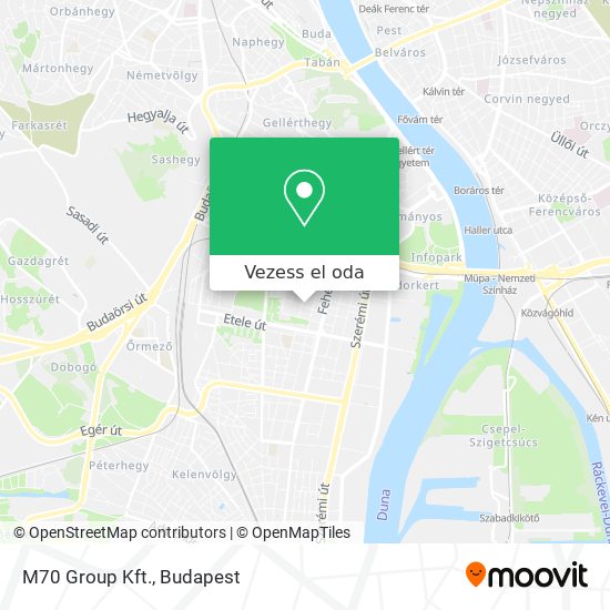 M70 Group Kft. térkép