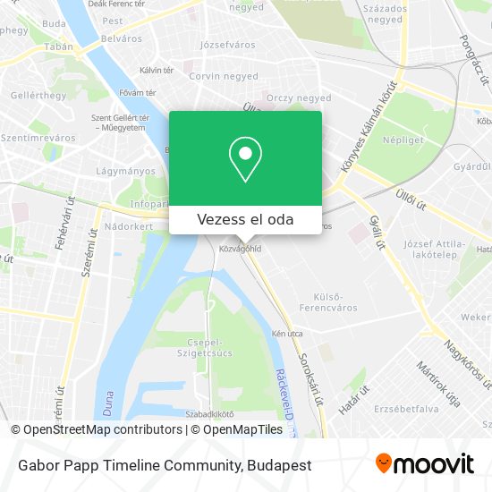 Gabor Papp Timeline Community térkép