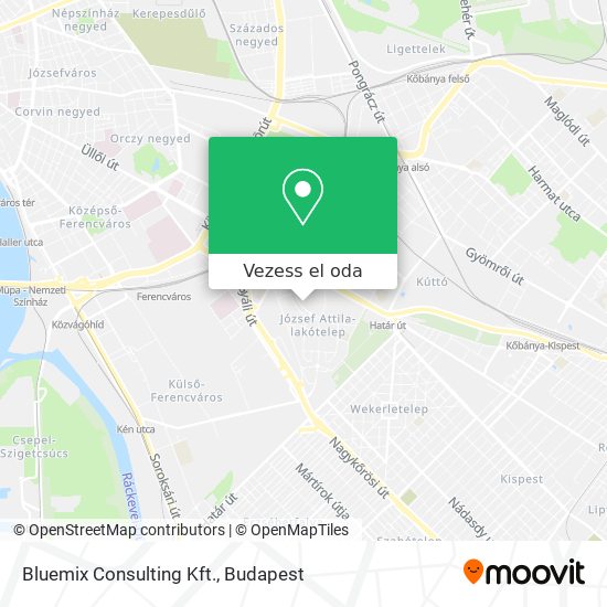 Bluemix Consulting Kft. térkép