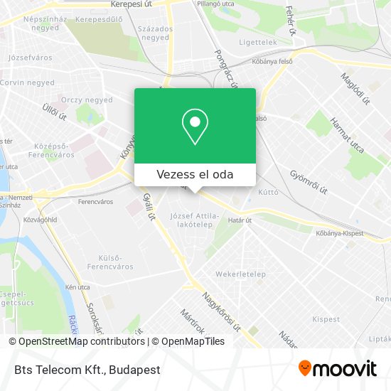 Bts Telecom Kft. térkép
