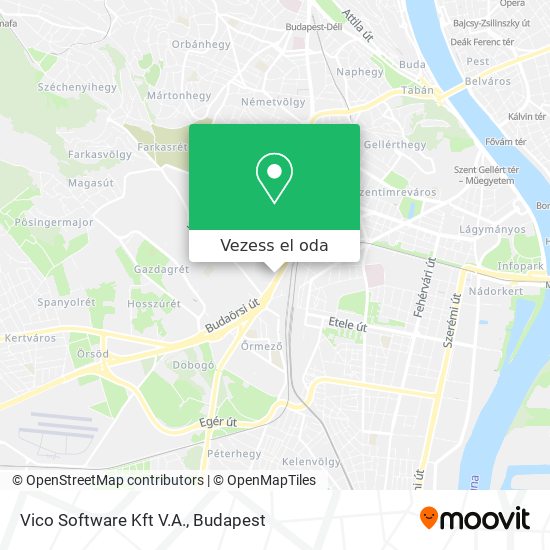 Vico Software Kft V.A. térkép