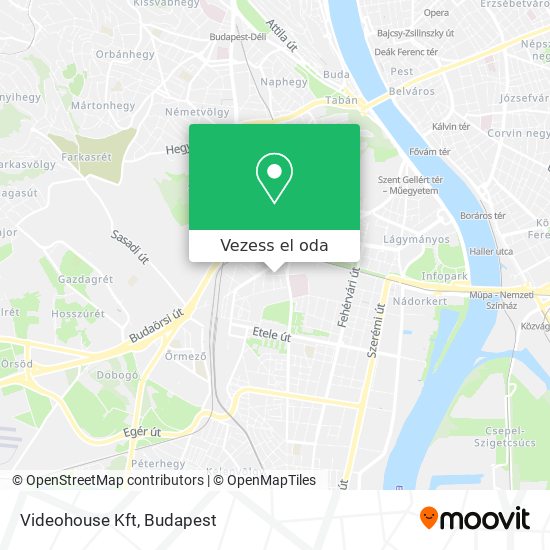 Videohouse Kft térkép