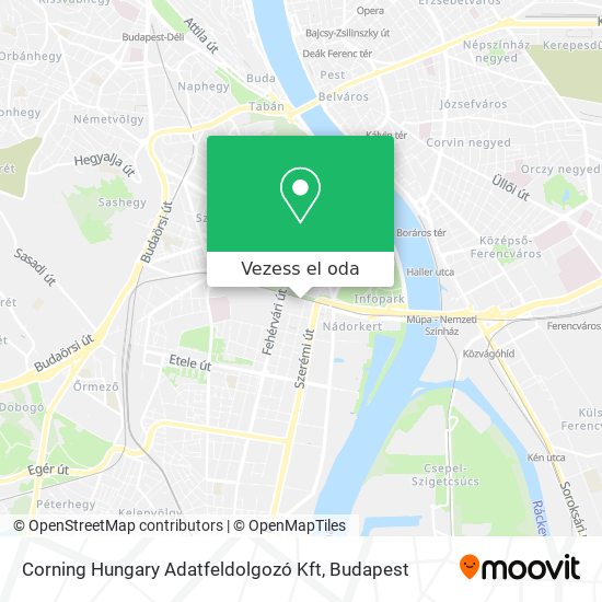 Corning Hungary Adatfeldolgozó Kft térkép