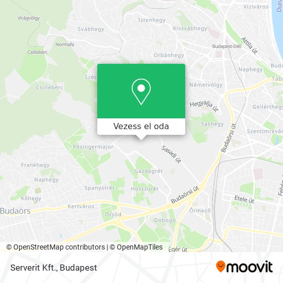 Serverit Kft. térkép