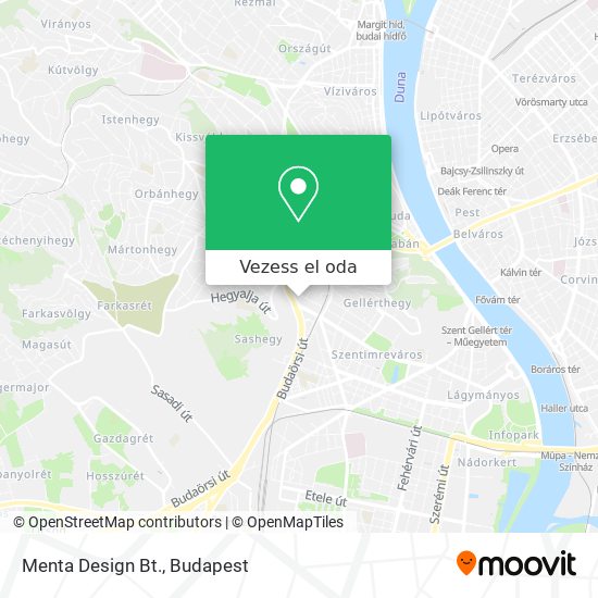 Menta Design Bt. térkép