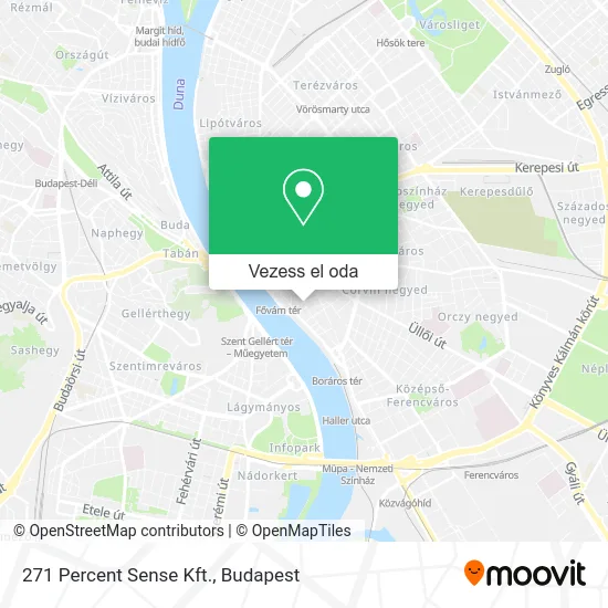 271 Percent Sense Kft. térkép