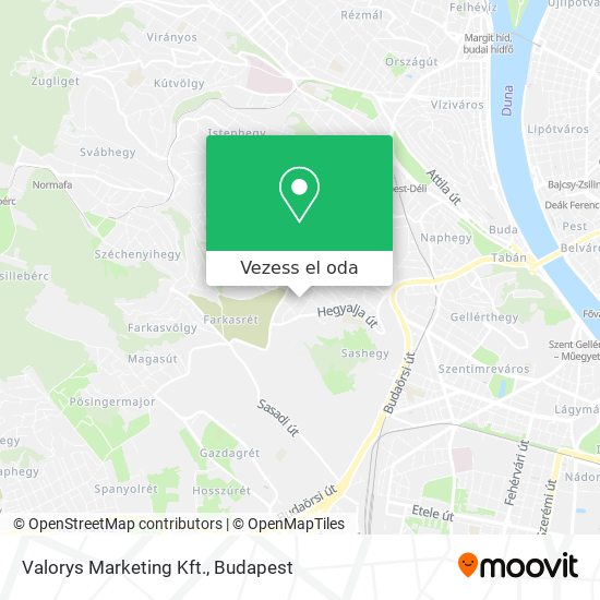 Valorys Marketing Kft. térkép