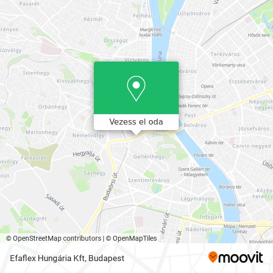 Efaflex Hungária Kft térkép