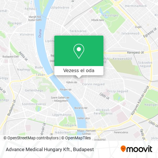 Advance Medical Hungary Kft. térkép