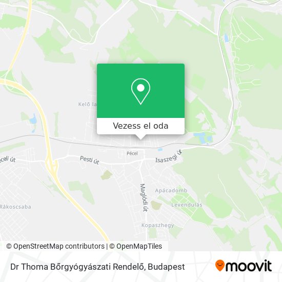 Dr Thoma Bőrgyógyászati Rendelő térkép