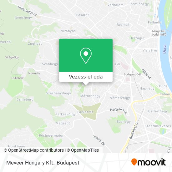 Meveer Hungary Kft. térkép