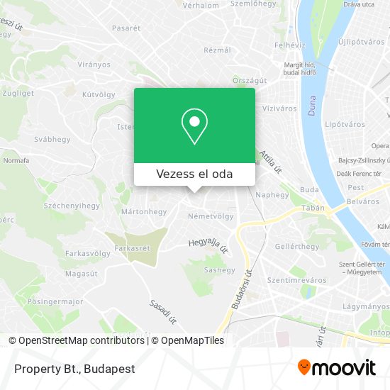 Property Bt. térkép