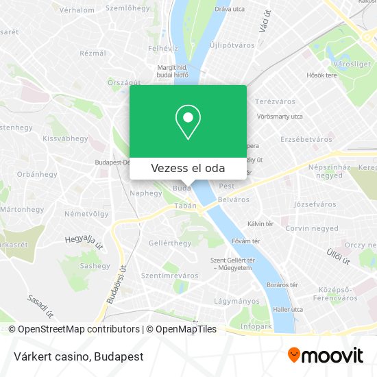 Várkert casino térkép