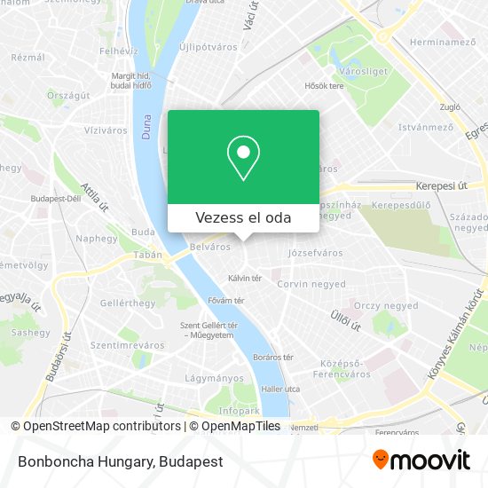 Bonboncha Hungary térkép