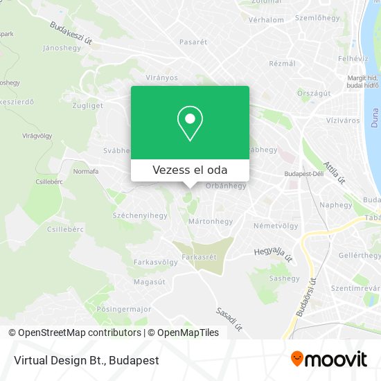 Virtual Design Bt. térkép