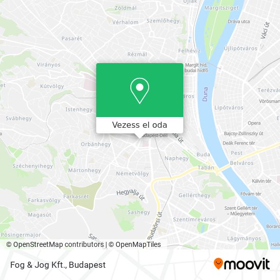Fog & Jog Kft. térkép