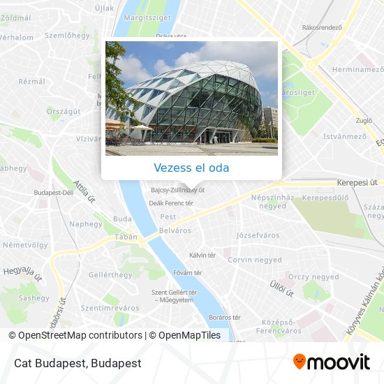 Cat Budapest térkép
