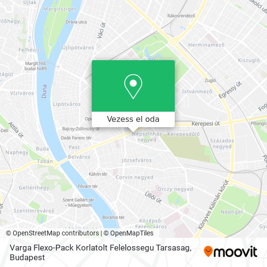 Varga Flexo-Pack Korlatolt Felelossegu Tarsasag térkép