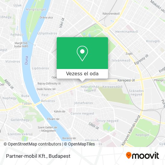 Partner-mobil Kft. térkép