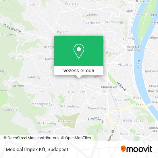 Medical Impex Kft térkép