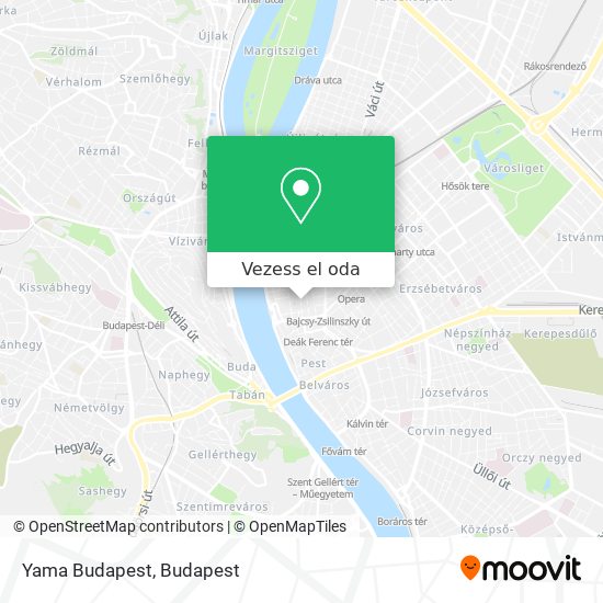 Yama Budapest térkép