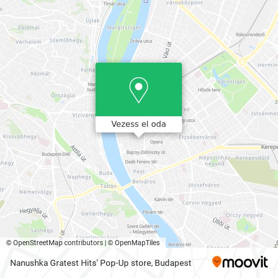 Nanushka Gratest Hits' Pop-Up store térkép