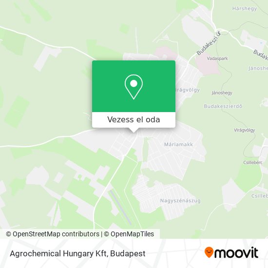 Agrochemical Hungary Kft térkép