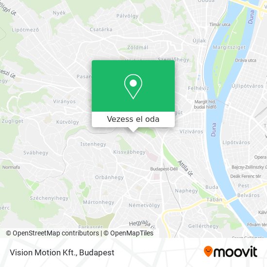 Vision Motion Kft. térkép