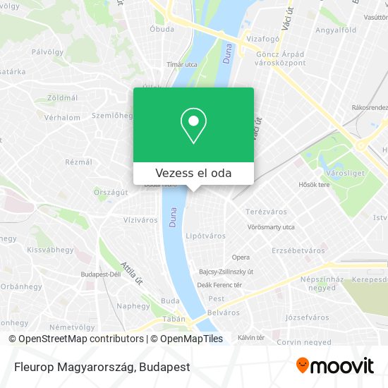 Fleurop Magyarország térkép
