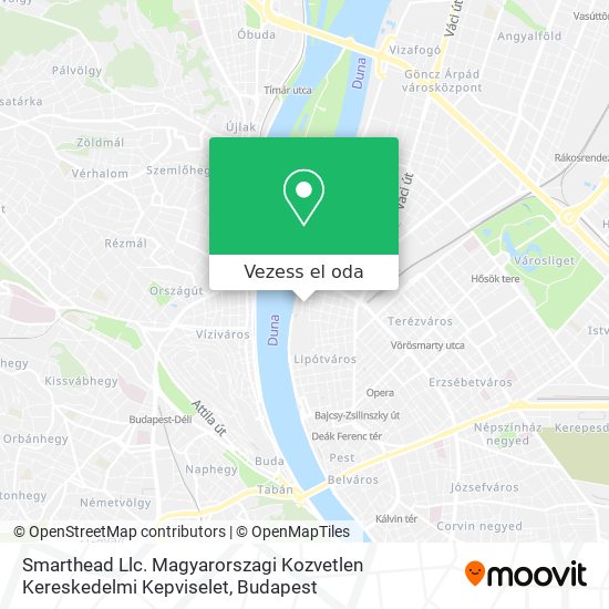 Smarthead Llc. Magyarorszagi Kozvetlen Kereskedelmi Kepviselet térkép