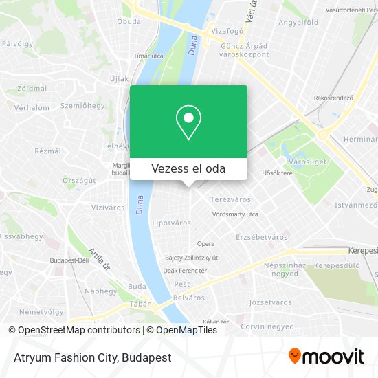 Atryum Fashion City térkép
