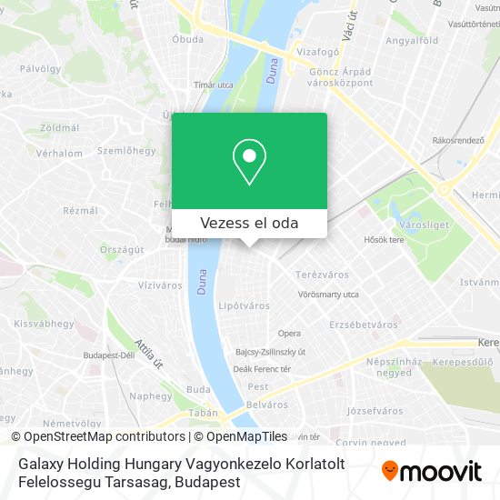 Galaxy Holding Hungary Vagyonkezelo Korlatolt Felelossegu Tarsasag térkép