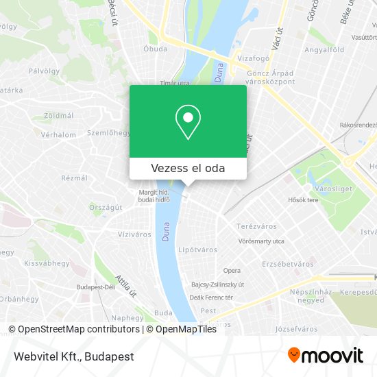 Webvitel Kft. térkép
