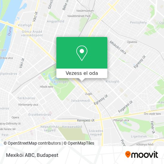 Mexikói ABC térkép