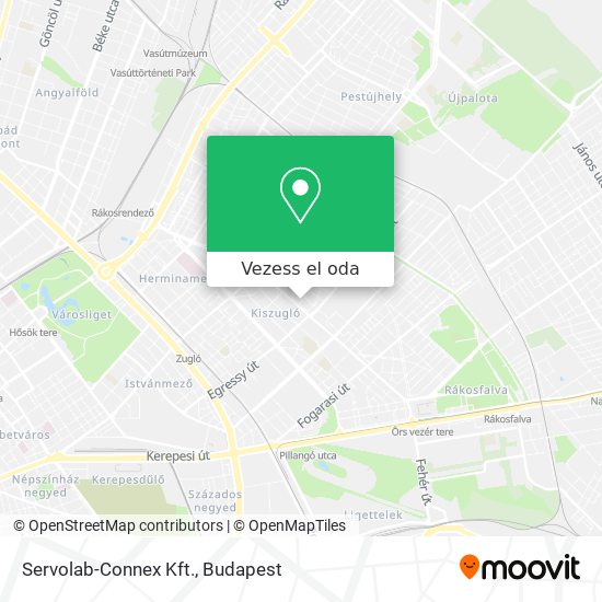 Servolab-Connex Kft. térkép