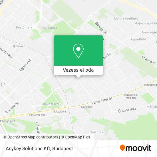 Anykey Solutions Kft térkép