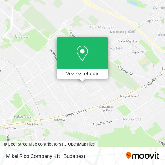 Mikel Rico Company Kft. térkép