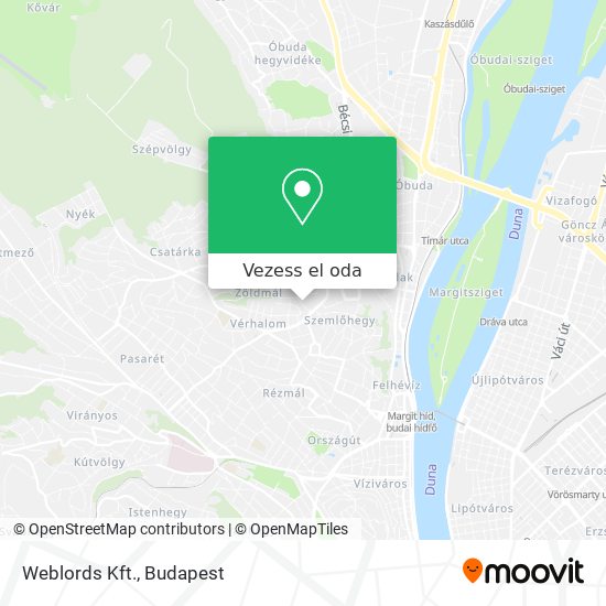 Weblords Kft. térkép