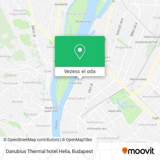 Danubius Thermal hotel Helia térkép