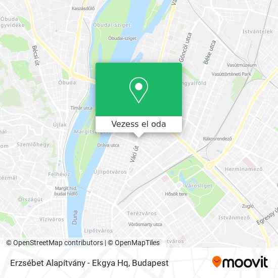 Erzsébet Alapítvány - Ekgya Hq térkép