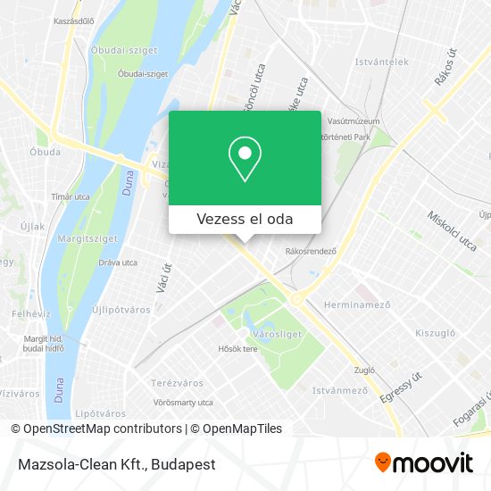 Mazsola-Clean Kft. térkép