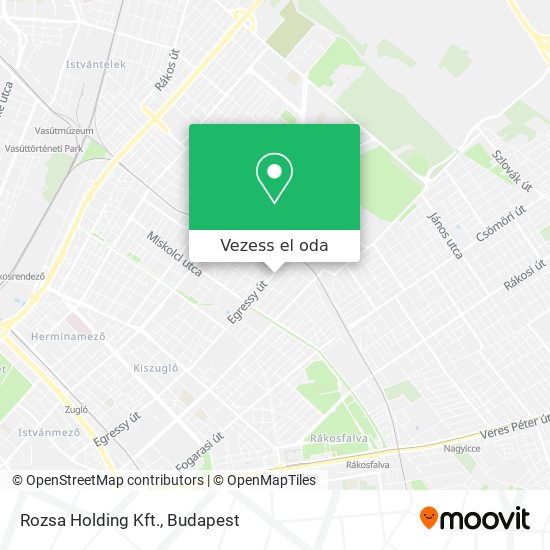 Rozsa Holding Kft. térkép