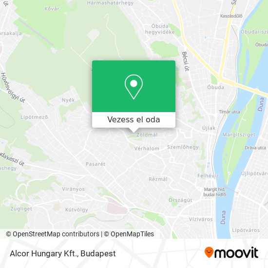 Alcor Hungary Kft. térkép