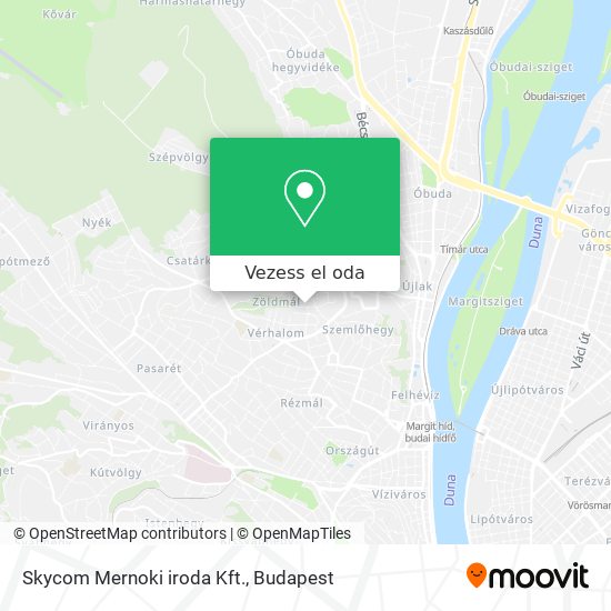Skycom Mernoki iroda Kft. térkép