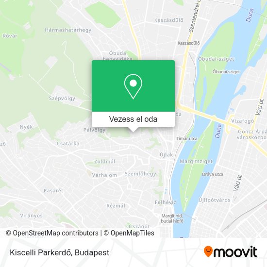 Kiscelli Parkerdő térkép