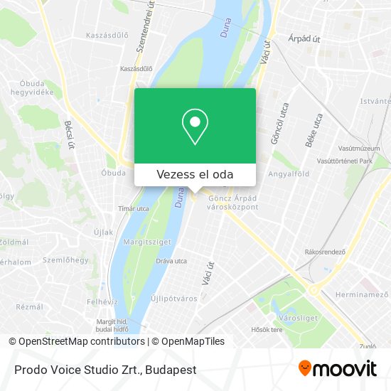Prodo Voice Studio Zrt. térkép