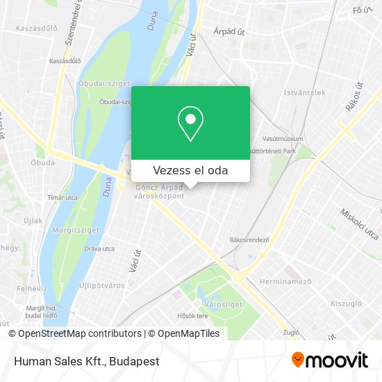 Human Sales Kft. térkép