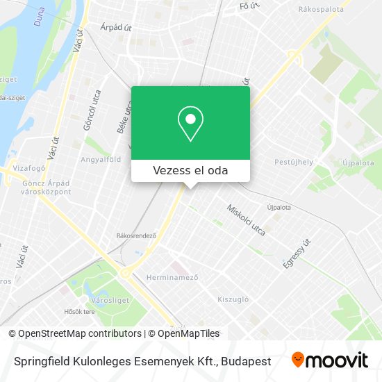 Springfield Kulonleges Esemenyek Kft. térkép